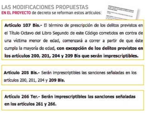 PAN busca que violación a menores no prescriba