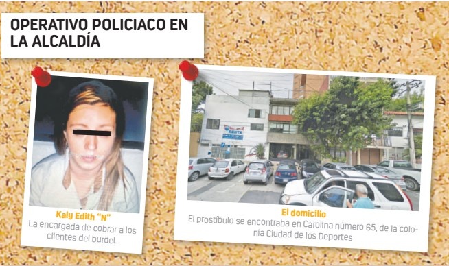 Policía de B. Juárez y PGJ cierran “casa de citas”