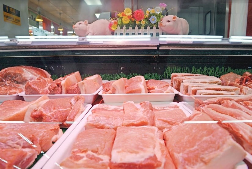 Crece venta de carne de cerdo nacional en China