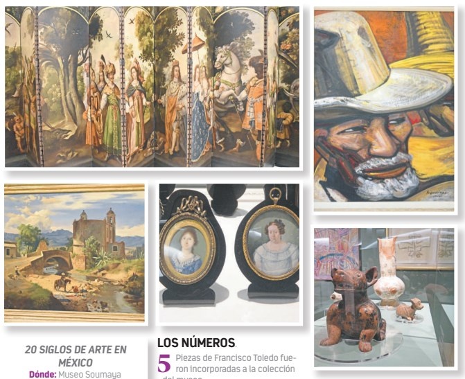 Revisan 20 siglos de arte en México en el Museo Soumaya