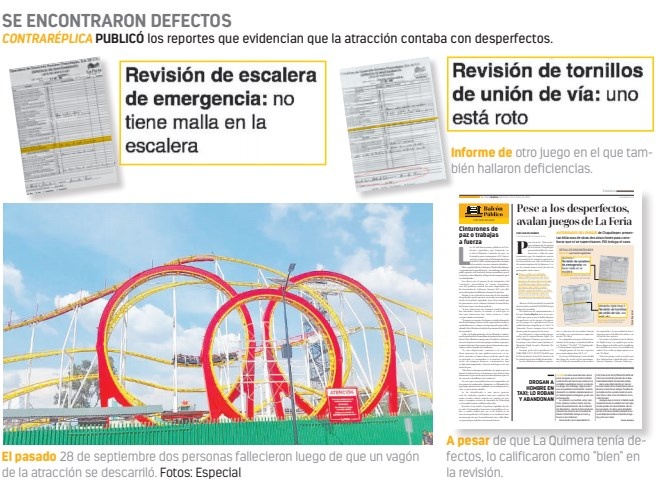 Quimera operaba en malas condiciones, confirma PGJ