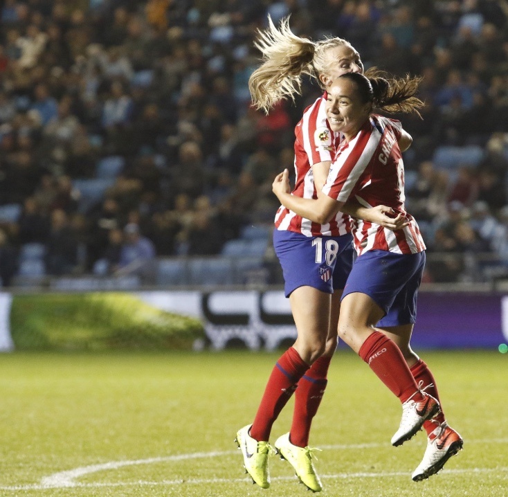 Charlyn Corral salva al Atlético de Madrid ante el City en la Champions Femenil