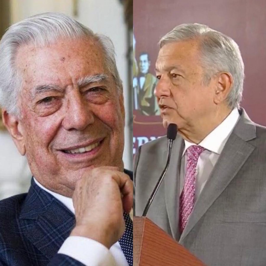 Vargas Llosa: AMLO es el PRI resucitado; el escritor ya es monárquico, revira el Presidente