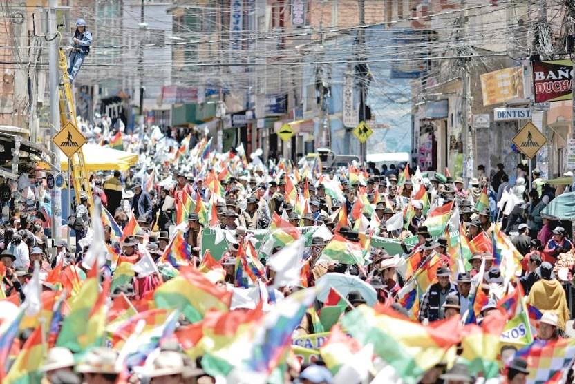 Bolivia: Oposición llama a manifestación permanente