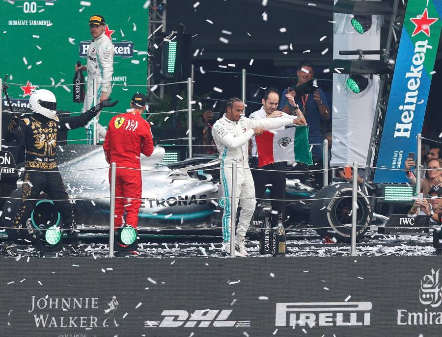 Lewis Hamilton se lleva el Gran Premio de México