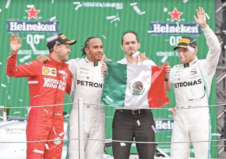 Por 2da. Ocasión, Hamilton y Mercedes conquistan México