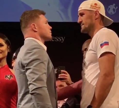 “Canelo” y Kovalev se ven por primera vez