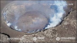 La UNAM y CENAPRED realizan sobrevuelo para monitorear el Popocatépetl