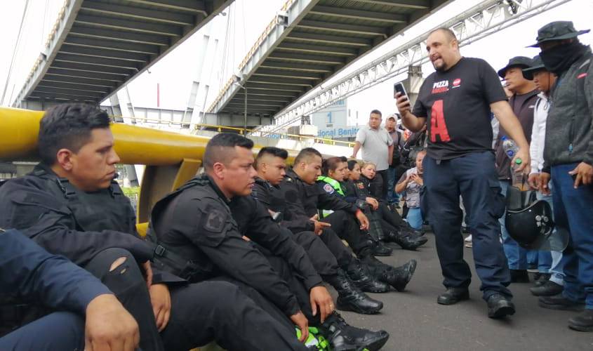 Convoca subsecretaría de Gobierno capitalino a policías federales a una mesa de diálogo