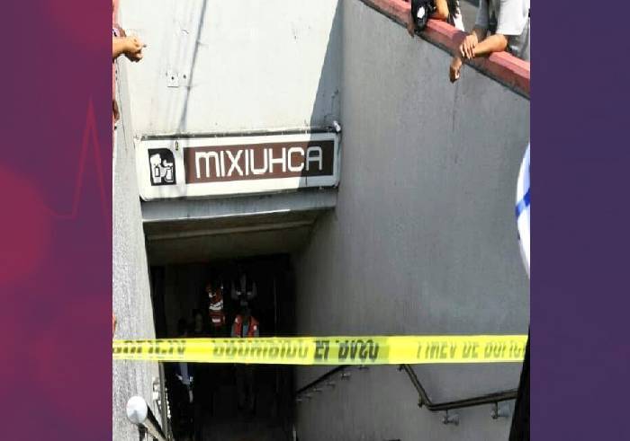 Fallece un individuo en las escaleras del Metro Mixiuhca