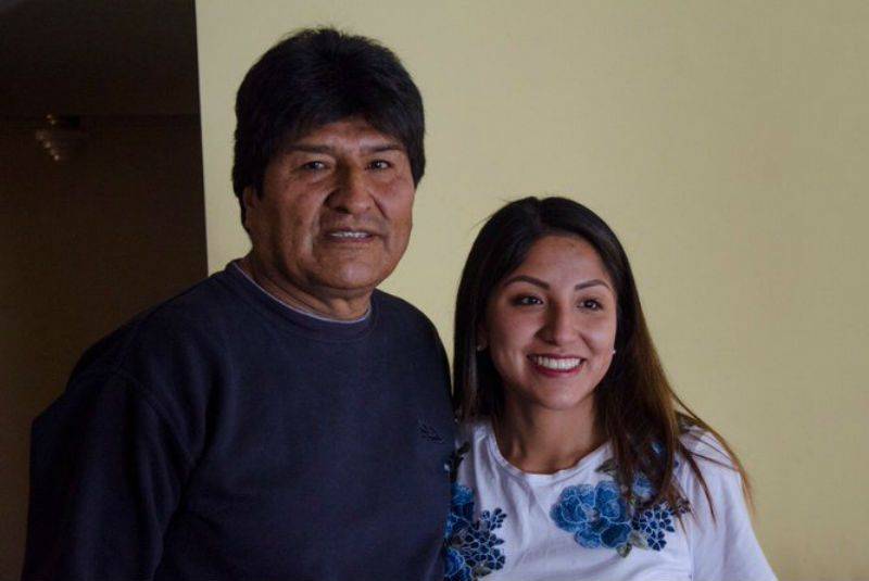 Retira hija de Evo Morales solicitud de asilo en México