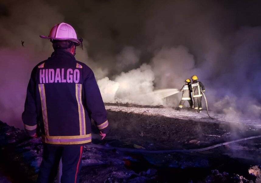 Sofocan incendio en toma clandestina en Tetepango, Hidalgo