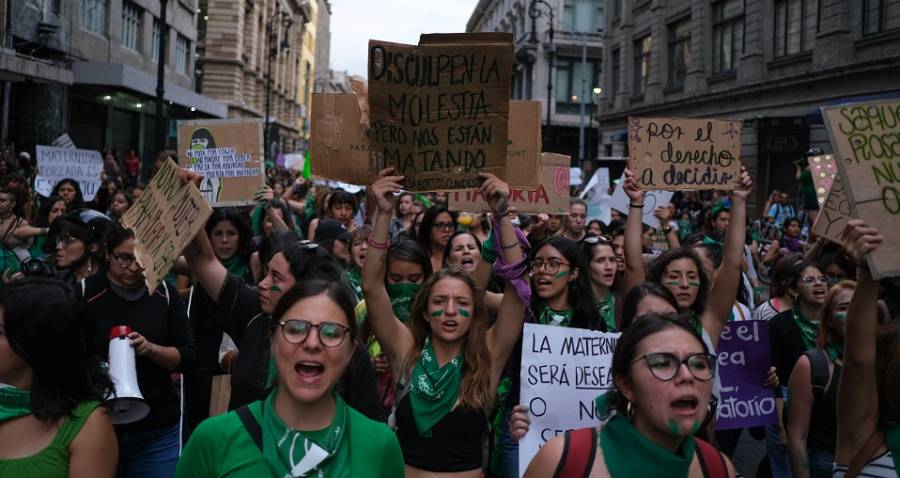 Ruta y alternativas viales que seguirá la marcha feminista