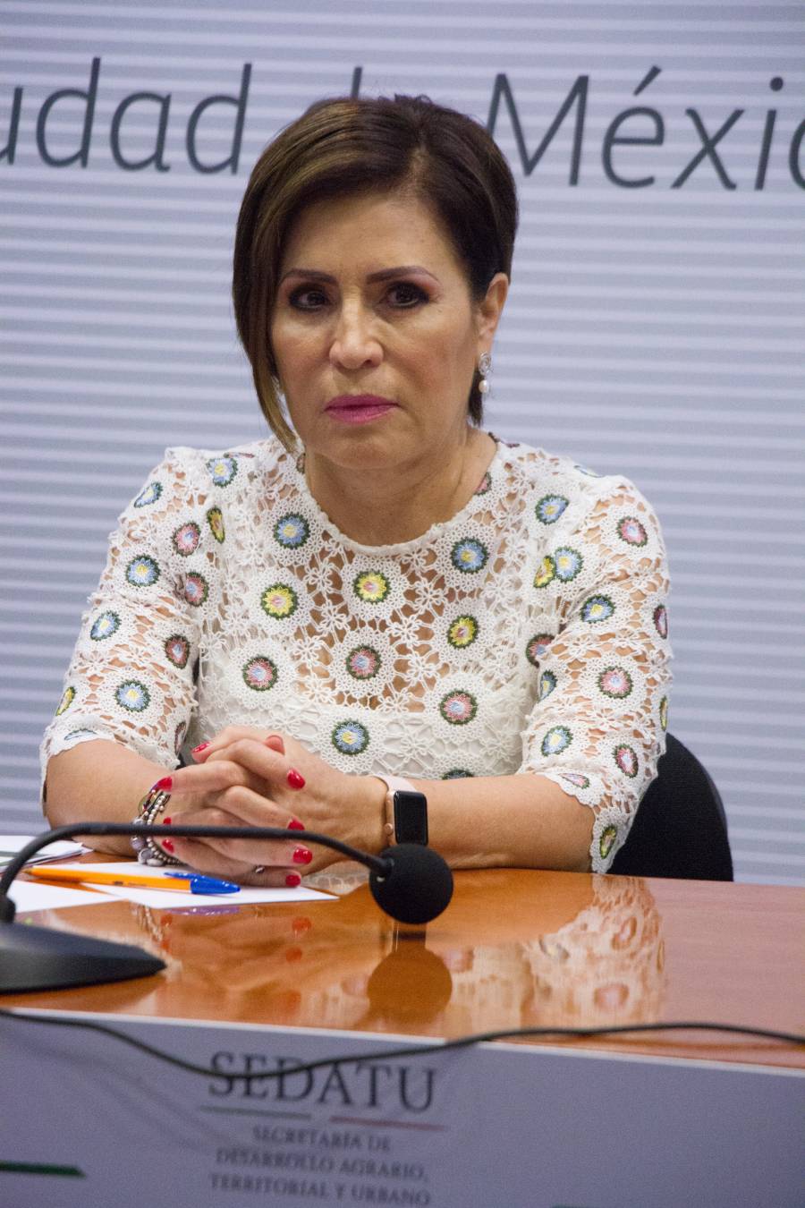 Presenta Rosario Robles queja ante la CNDH; “El MP ha faltado a mi derecho al debido proceso