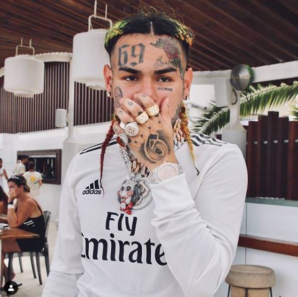 El rapero 6ix9ine recibe sentencia