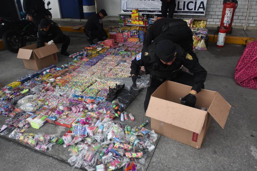 2,500 pesos de multa por tronar cohetes en la capital