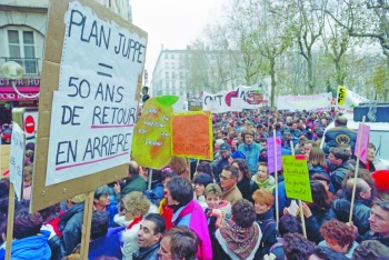 Huelga en Francia cumple 29  días, la más larga de la historia