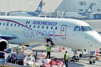 Bajan 5.4% pasajeros de Aeroméxico durante 2019