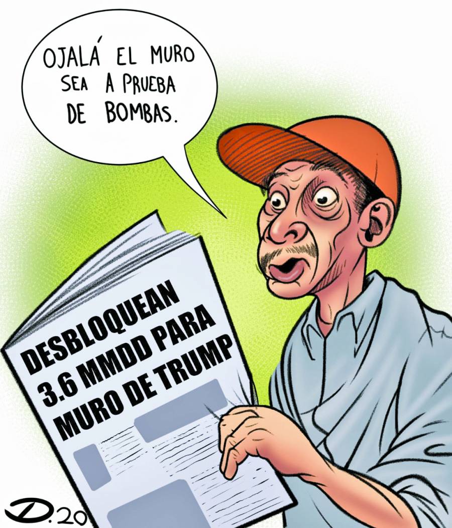 Desbloquean recursos para el muro de Trump