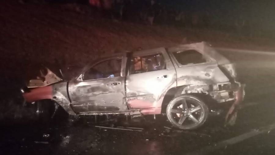 Cuatro mueren calcinados tras accidente en la México-Tuxpan