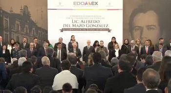 Conmemoran primer aniversario luctuoso de Alfredo Del Mazo Gonz&aacute;lez