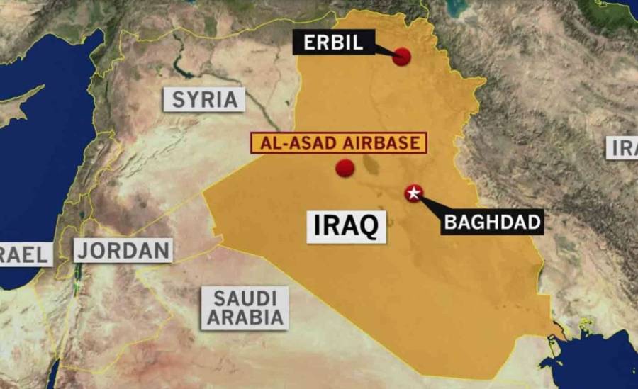 Misiles impactan base militar en Irak