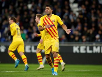 Barcelona anuncia la baja de Luis Su&aacute;rez por cuatro meses