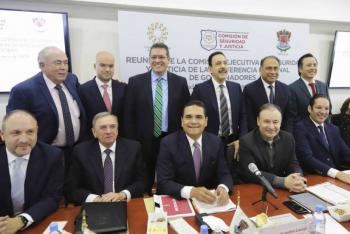 Se re&uacute;ne Durazo con integrantes de la Comisi&oacute;n de Seguridad de la Conago