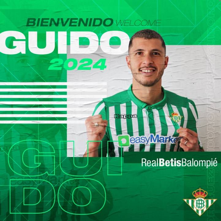 Oficial: Guido Rodríguez al Betis