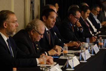 Coordinaciones estatales para la construcci&oacute;n de paz, unidades estatales de inteligencia financiera y fortalecimiento de unidades antisecuestro, conforman estrategia nacional de seguridad