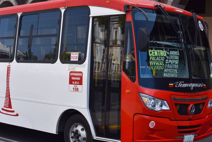 Buscan revertir alza a tarifas en transporte de Edomex