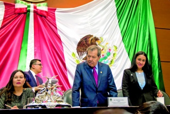 Mu&ntilde;oz Ledo pide letras de oro para ind&iacute;genas