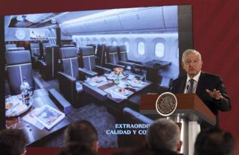 Titular de SCT no ve factible rifa para vender el avi&oacute;n presidencial