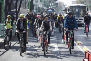 Claudia Sheinbaum presenta Trolebici apostando por el TP en la Ciudad