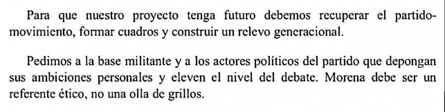 Mandan carta y crean bloque anti-Polevnsky