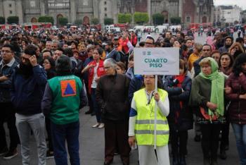 Ocho millones, los participantes del macrosimulacro en la CDMX
