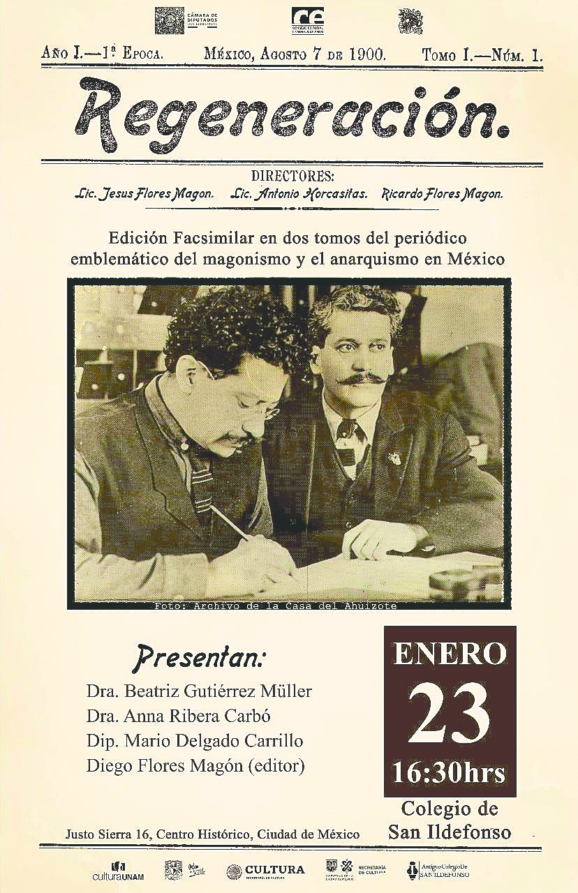 Reeditan el primer periódico de hermanos flores Magón