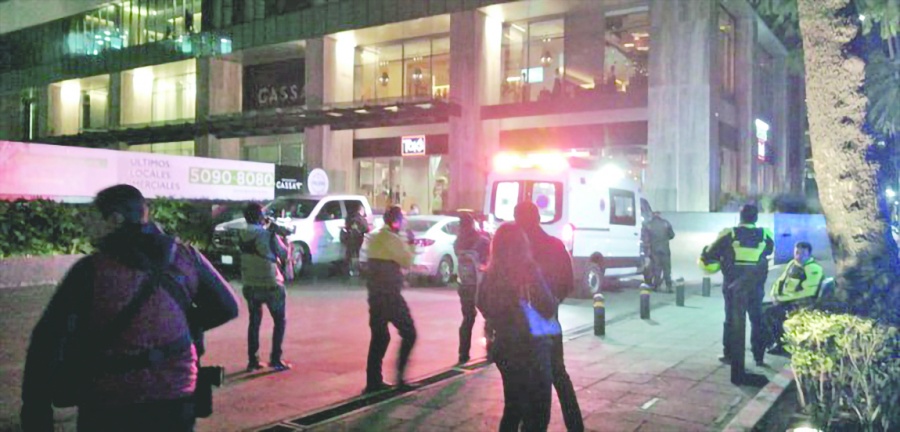 Balacera en edificio de Polanco deja tres muertos 