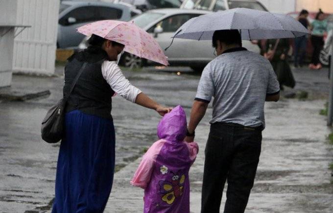 Frente frío provocará fuertes lluvias en el sureste del país