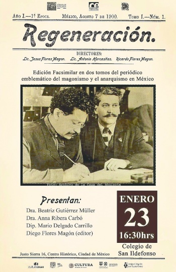 Reeditan el primer peri&oacute;dico de hermanos flores Mag&oacute;n