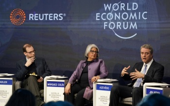M&aacute;rquez Col&iacute;n resalta econom&iacute;a de M&eacute;xico en Davos