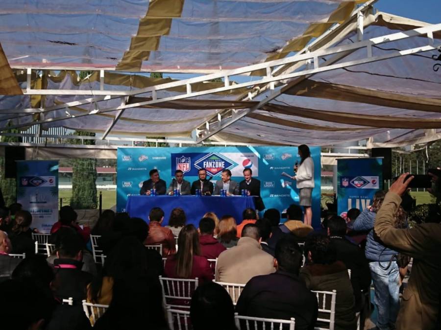 Presentan Super Bowl Fanzone en la CDMX