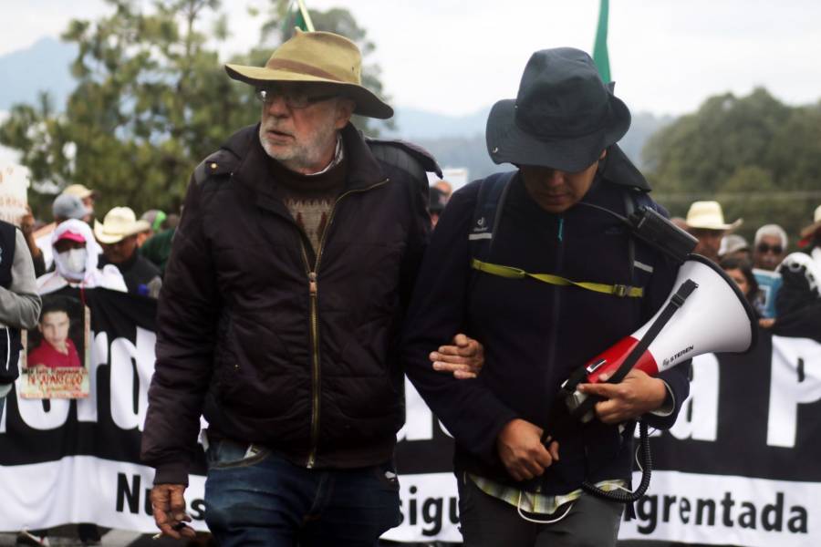 Caminata de Sicilia y LeBarón llega a la CDMX