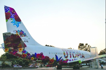 Celebran &eacute;xito de avi&oacute;n Utop&iacute;a
