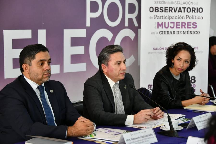 Instala Observatorio de Participación Política de Mujeres el IECM