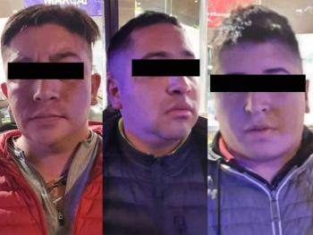 Detienen a tres individuos que asaltaban en Perif&eacute;rico