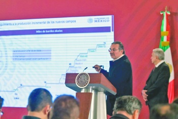 Prometen elevar producci&oacute;n de Pemex en marzo