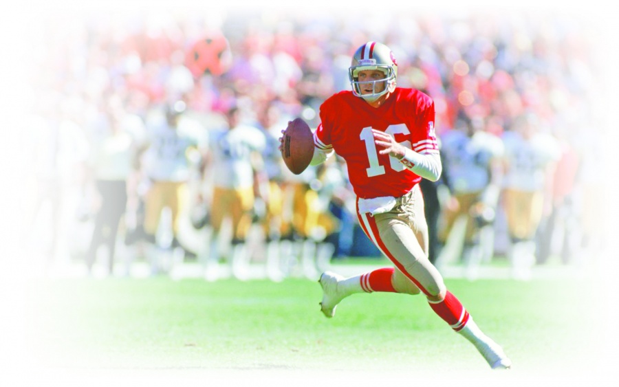 Joe Montana leyenda de 49ers sale del baúl