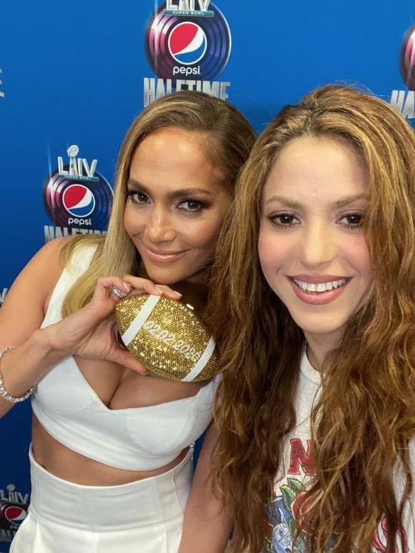 Jennifer Lopez y Shakira listas para el Super Bowl LIV