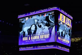 NBA rendir&aacute; homenaje a Kobe Bryant y su hija Gianna en Juego de Estrellas